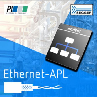 産業用IoT通信、PROFIBUSおよびPROFINET自動化対応テクノロジー対応Segger Ethernet-APLおよびemNetの販売開始